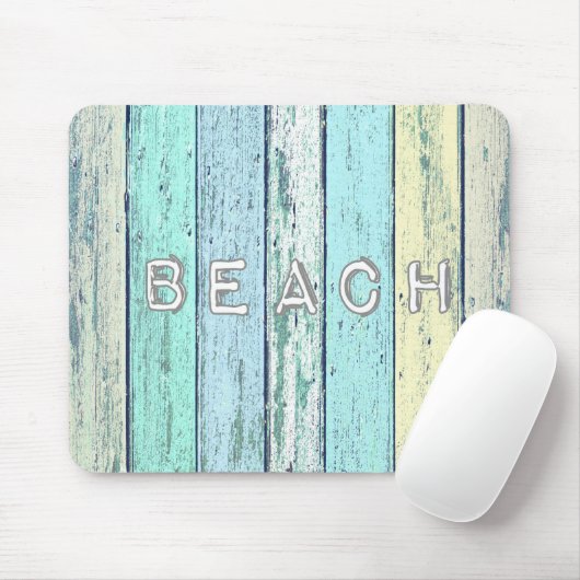 Rustic Beach Driftwood Muismat (Met muis)