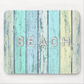 Rustic Beach Driftwood Muismat (Voorkant)