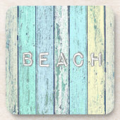 Rustic Beach Driftwood Onderzetter (Voorkant)