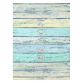 Rustic Beach Driftwood Tafelkleed (Voorkant)