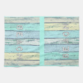 Rustic Beach Driftwood Theedoek (Horizontaal)