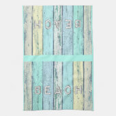 Rustic Beach Driftwood Theedoek (Verticaal)