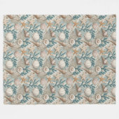 Rustic Beach geïnspireerd Blanket Soft Sand Zee To Fleece Deken (Voorkant (Horizontaal))