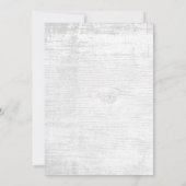 Rustic Beach Lantern String Lights Vrijgezellenfee Kaart (Achterkant)