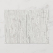 Rustic Beach Sand Dollar Wedding Save the Date Aankondigingskaart (Achterkant)