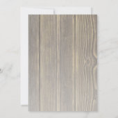 Rustic Beach Shell Navy Anchor Nautical Wedding Kaart (Achterkant)