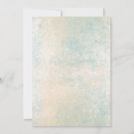 Rustic Beach Sunset Waterverf Kaart (Achterkant)