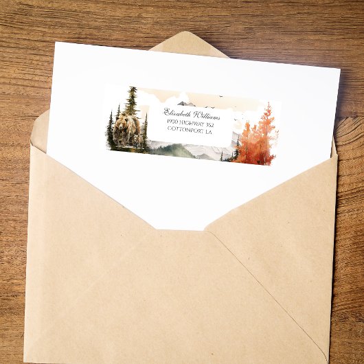 Rustic Bear Avontuur Winterberg Etiket