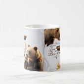 Rustic Bear Family Love is Strong Classic Mug Koffiemok (Center)
