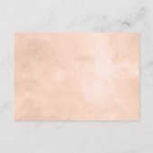 Rustic Beauty Floral ingelijst Bruiloft Routebesch Informatiekaartje (Achterkant)