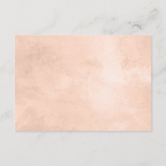 Rustic Beauty Floral ingelijst Bruiloft Routebesch Informatiekaartje (Achterkant)