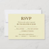 Rustic Beauty Zonnebloem Botanische RSVP (Achterkant)