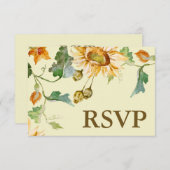 Rustic Beauty Zonnebloem Botanische RSVP (Voorkant / Achterkant)