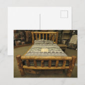Rustic Bed Briefkaart (Voorkant / Achterkant)