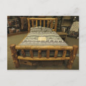 Rustic Bed Briefkaart (Voorkant)