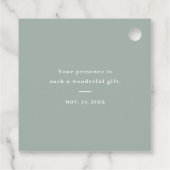 Rustic bedankt vrijgezellenfeest bedankjes labels (Achterkant)