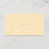 Rustic Bee Baby shower Boeken voor Baby Informatiekaartje (Achterkant)