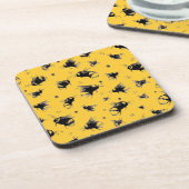 Rustic Bee Onderzetter - Hand getrokken, boerderij (Linkerzijde)