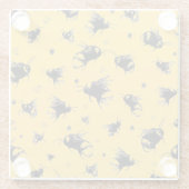 Rustic Bee Onderzetter - Hand getrokken, boerderij (Achterkant)