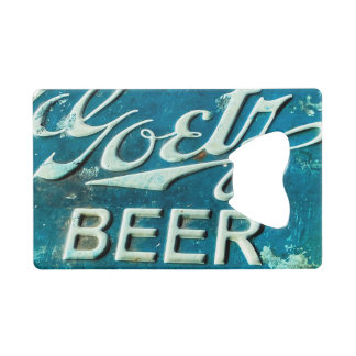 Rustic Beer Bottle Pet Creditkaart Flessenopener