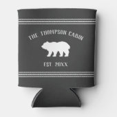 Rustic Beer - Gepersonaliseerde familienaam Blikjeskoeler (Voorkant)