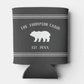 Rustic Beer - Gepersonaliseerde familienaam Blikjeskoeler (Achterkant)