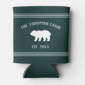 Rustic Beer - Gepersonaliseerde familienaam Blikjeskoeler (Voorkant)