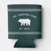 Rustic Beer - Gepersonaliseerde familienaam Blikjeskoeler (Achterkant)