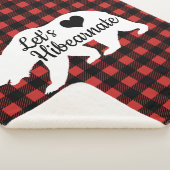 Rustic Beer Lumberjack Play Let's Hibearnate Sherpa Deken (3/4)