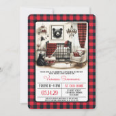 Rustic Beer Nursery Baby shower Kaart (Voorkant)