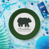 Rustic Beer Paper Bord (Forest Green) (Feest)