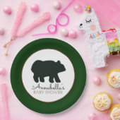 Rustic Beer Paper Bord (Forest Green) (Feest)