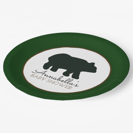 Rustic Beer Paper Bord (Forest Green) (Gekanteld)