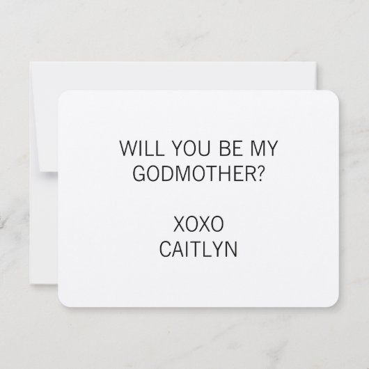 Rustic, ben jij mijn god? kaart (Achterkant)