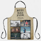 Rustic Best Dad Ever Custom 6 Photo Collage Schort (Voorkant)