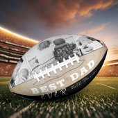 Rustic Best Dad's Day 3 Photo Collage American Football
