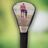 Rustic Best Dad's Day Photo Golfheadcover