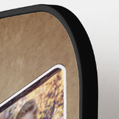 Rustic Best Grandpa Ever Grandchildren 3 Foto Coll Pickleball Paddle (Links Detail)