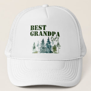 Rustic Best Grandpa Ever Trucker Pet