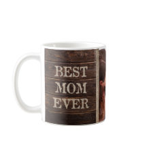 Rustic Best Mam Ever Custom Photo Moederdag