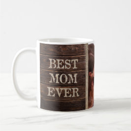 Rustic Best Mam Ever Custom Photo Moederdag Koffiemok