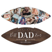 Rustic Best Pap Ever Photo Collage Football (Panelen)