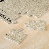 Rustic Best Pap Ever Typography Vader Day Photo Legpuzzel (Zijkant)