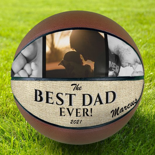 Rustic Best Pap Ever Vader Day Keepslag 3 Foto Basketbal
