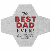 Rustic Best Pap Ever Vader's Day Football Voetbal (Enkel)