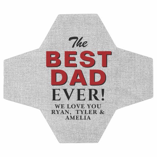 Rustic Best Pap Ever Vader's Day Football Voetbal (Enkel)