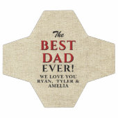 Rustic Beste Papa Ooit Vaderdag Voetbal (Enkel)