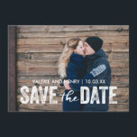 Rustic bewaart de foto met de datum volledig afgev save the date<br><div class="desc"></div>