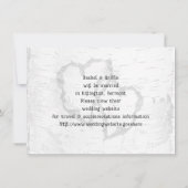 Rustic Birch Bark Photo Save the Date Cards (Achterkant)
