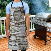 Rustic Birch Bark Wood Carved Heart Tree Mr. Schor Schort